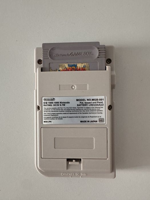 Vand Gameboy Pocket