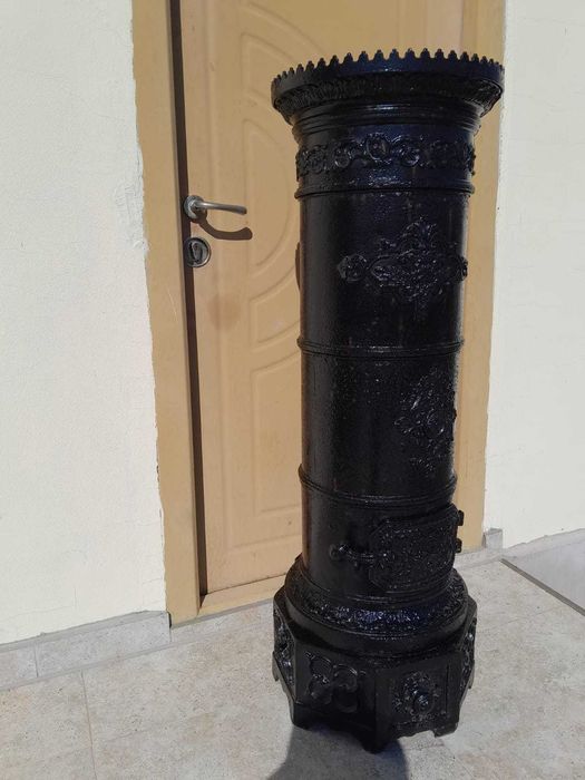 Soba veche din fonta pt decor utilizare vintage doar predare personala