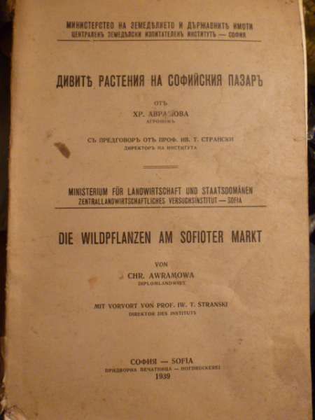 Дивите растения на софийския пазаръ 1939 г.