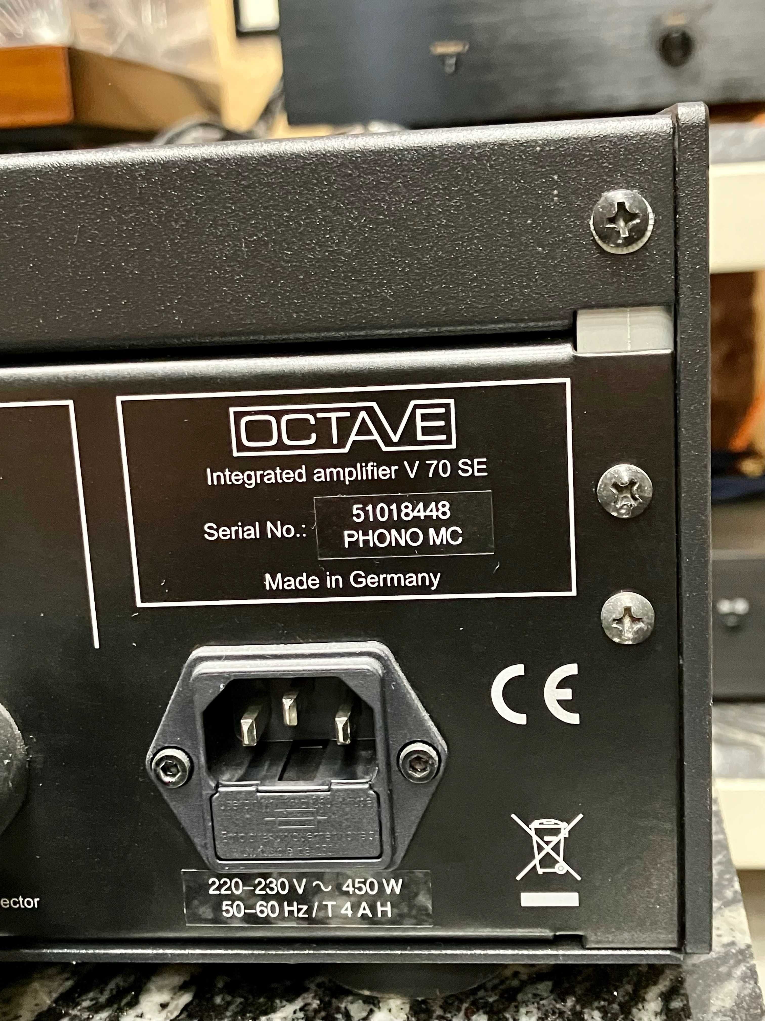 -% НОВ! лампов усилвател Octave V70 SE+ Super Black Box + MC, Germany