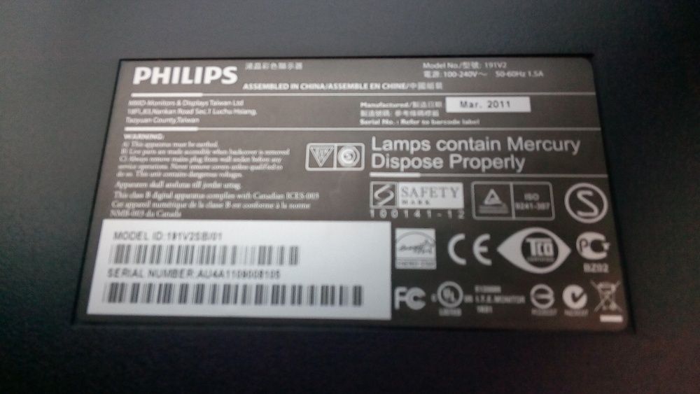 Монитор Philips 19"