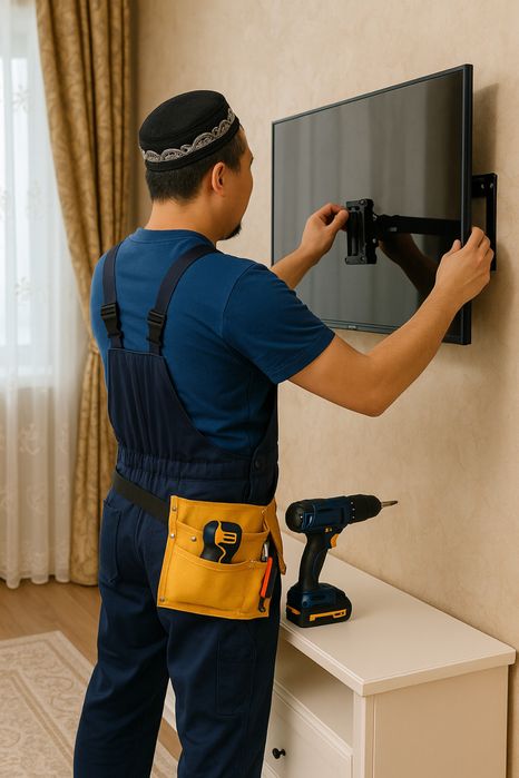 Как установить телевизор на стену