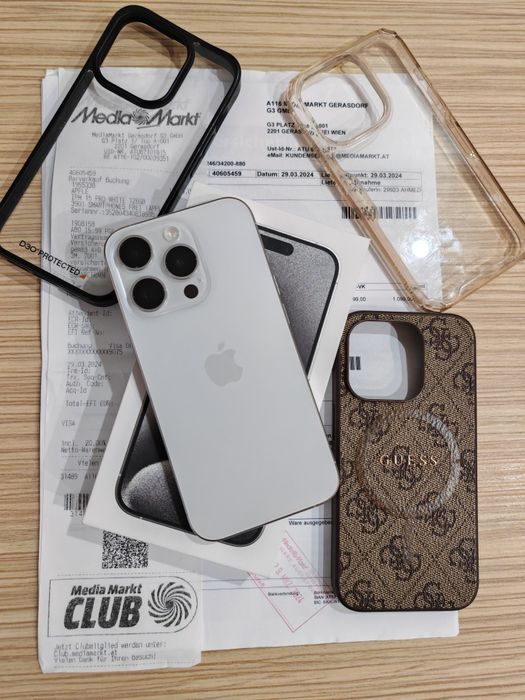 iPhone 15 Pro 128GB White Titanium