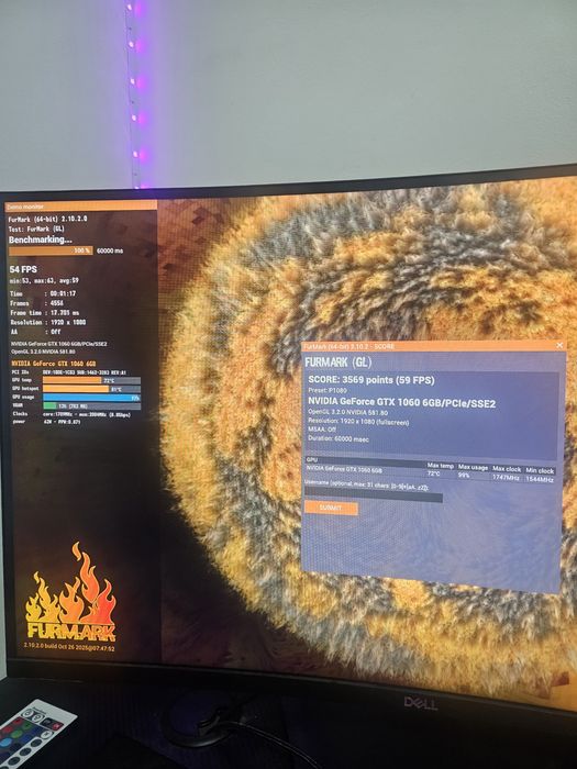 Placa video GeForce GTX 1060 6GB MSI