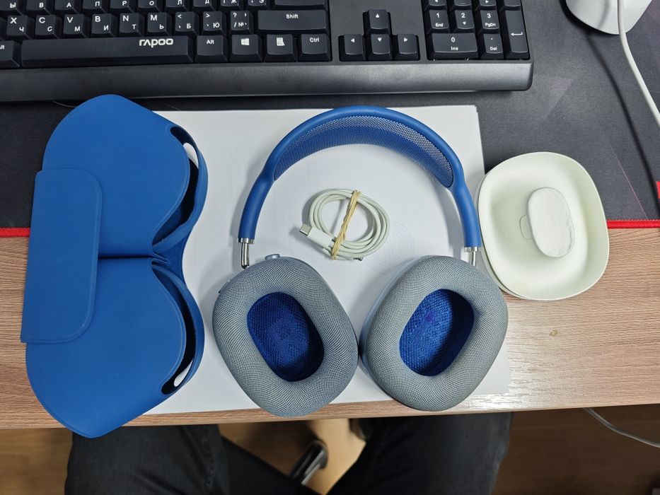 Airpods max синие 1 gen оригинал