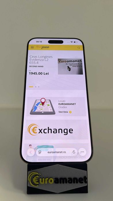 Telefon mobil Apple iPhone 16 Pro Max, 512GB, 5G, Desert Titanium -A-