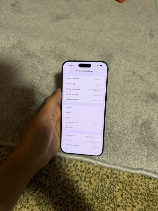 Iphone 16 pro max / 1Tb терабайт / коробка док. / Sim