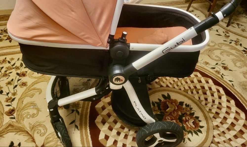 Коляска GUBI PLATINO 2 в 1 состояние новая