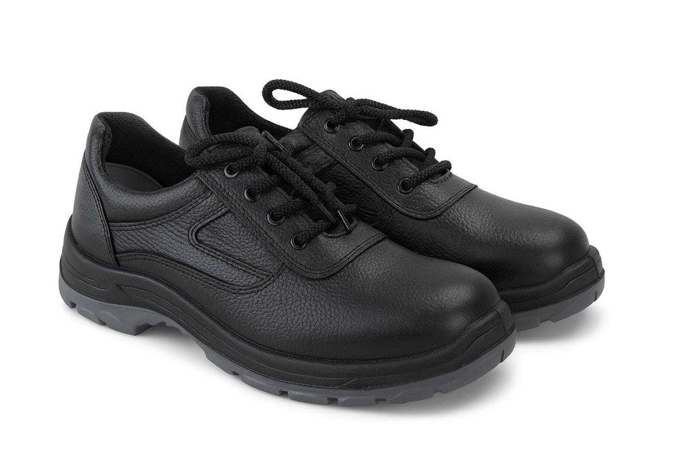 Полуботинки рабочие черный / Кожа, размеры:39-46