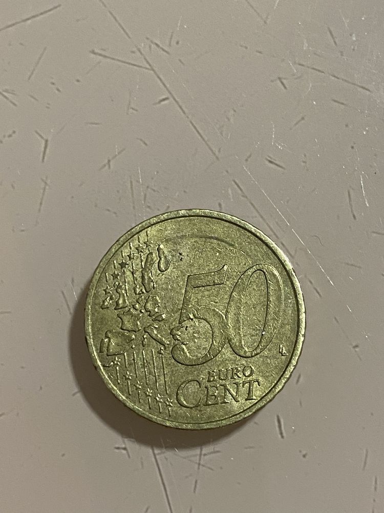Bancnota 50 euro cent 2002