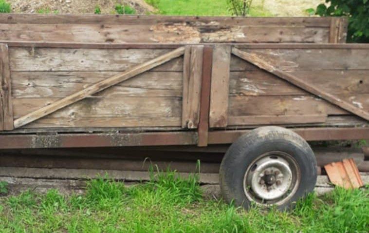 Remorcă tractor / pas / cărucior lemne