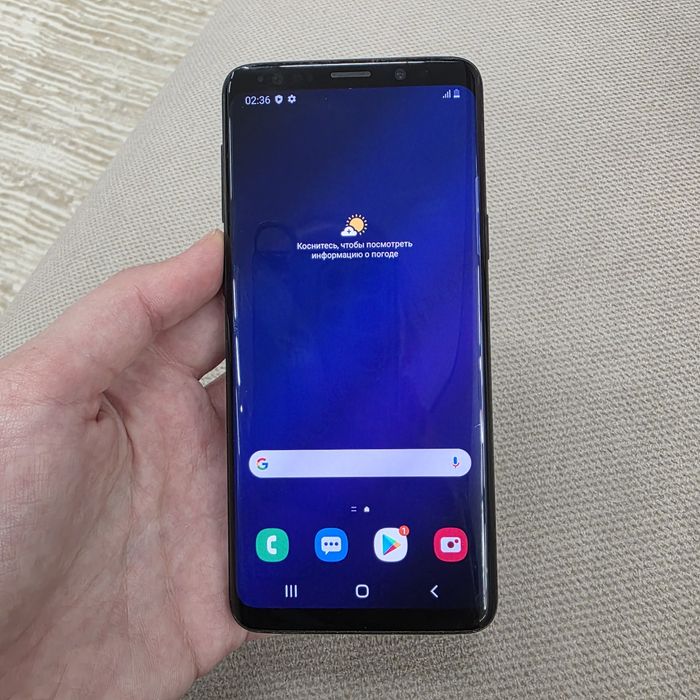 Samsung S9, битая камера