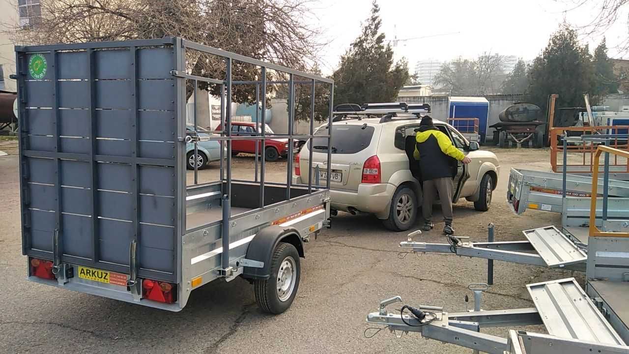 Кора мол ташиш учун Тиркамалар - Прицепы для перевозки КРС.