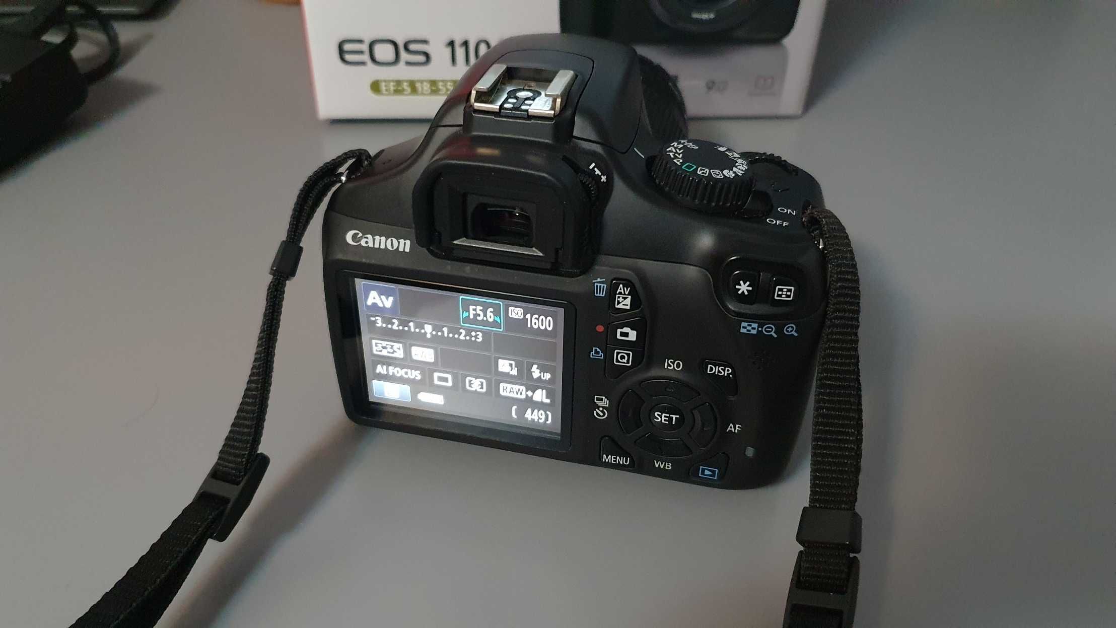 Canon 1100D - doar 6100 cadre, obiectiv 18-55, cadou filtru polarizare