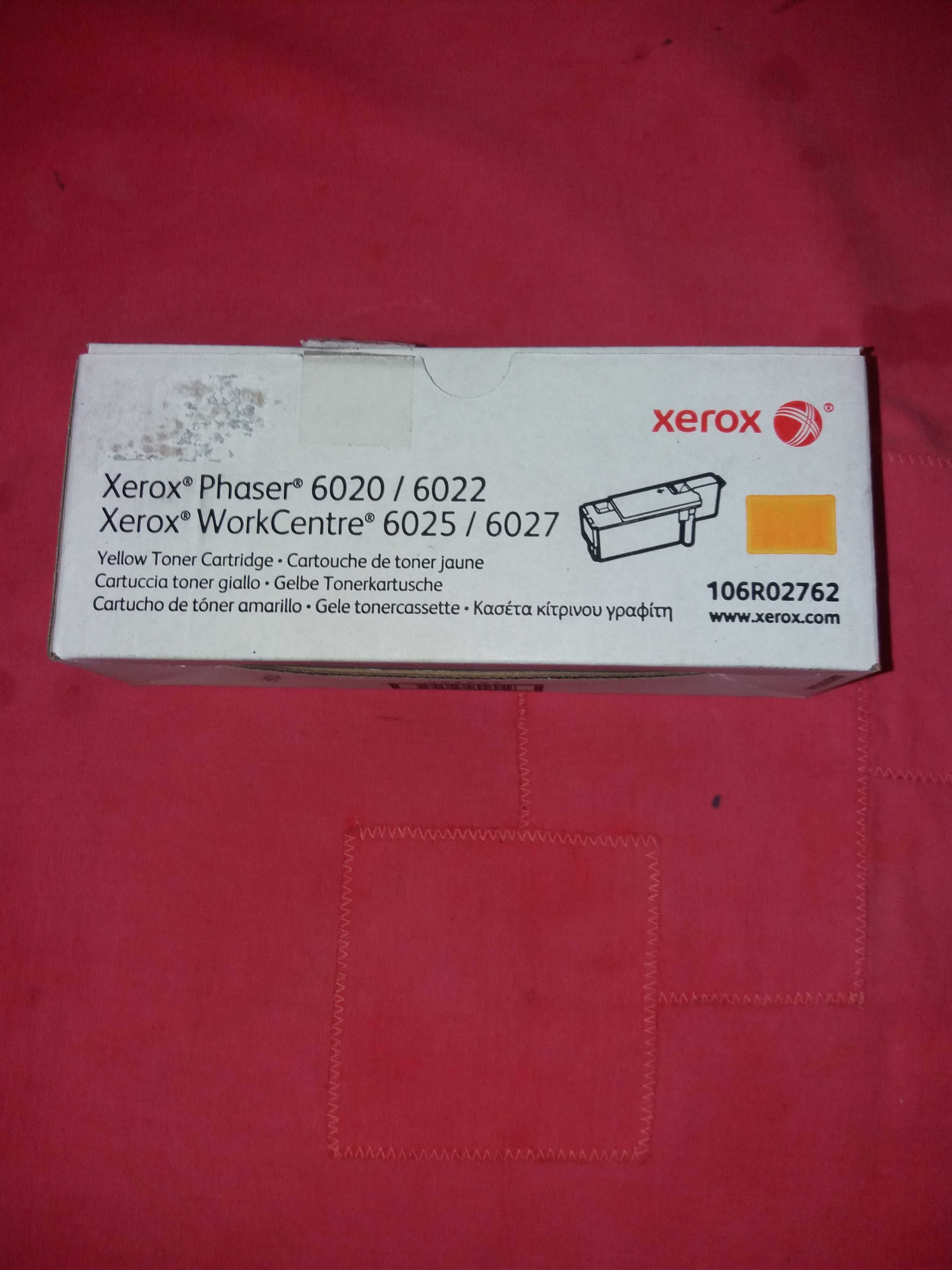 Toner XEROX Galben Original și nou