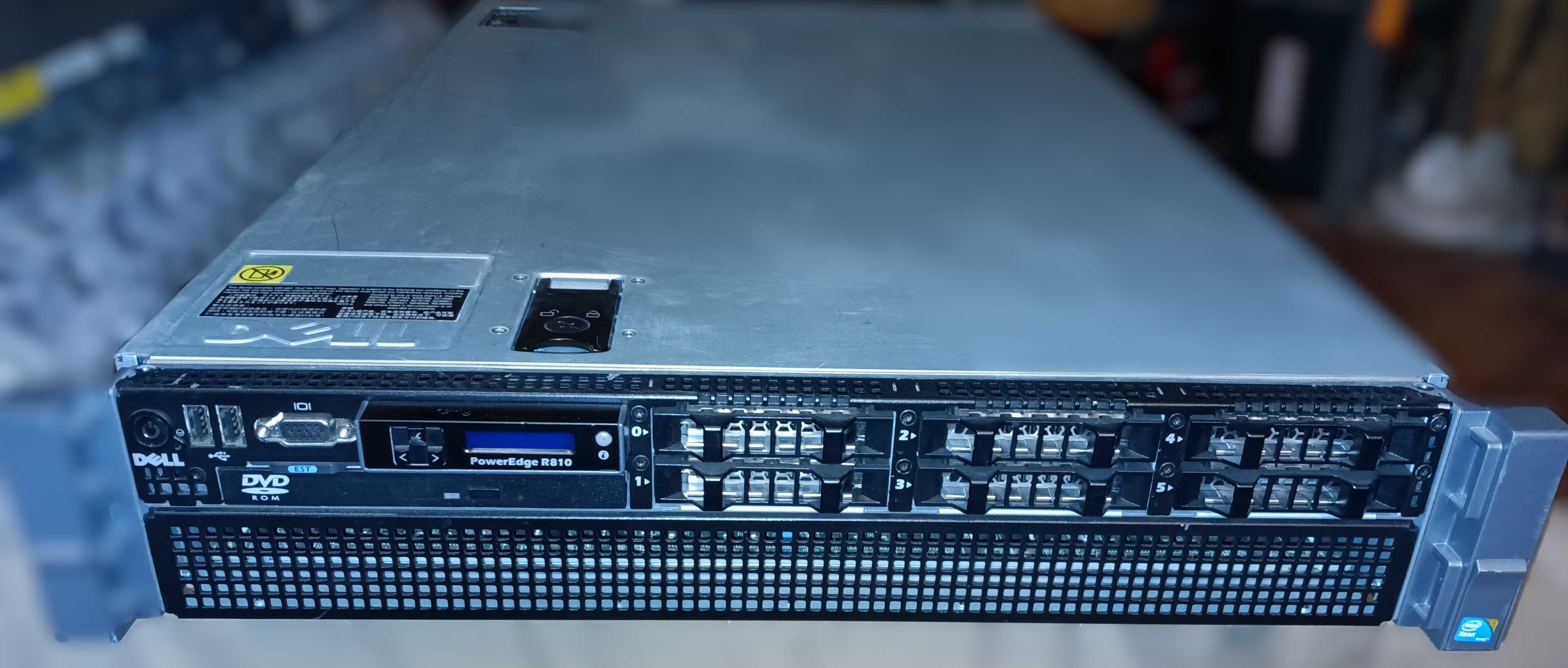 Сървър: Dell PowerEdge R810 2x 6 Core Xeon 2.00 GHz, 24GB RAM, 2x135Gb