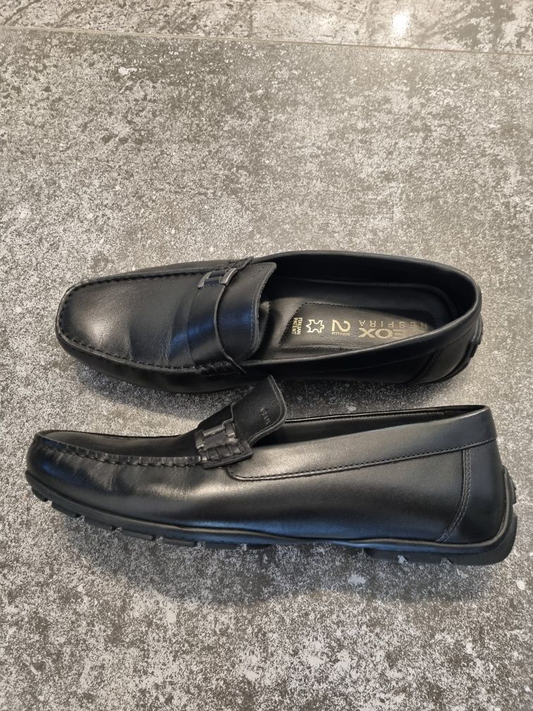 Vand Mocasini Geox din piele culoare neagra numărul 42