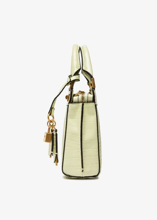 Дамска чанта Guess Katey Croc Mini Satchel