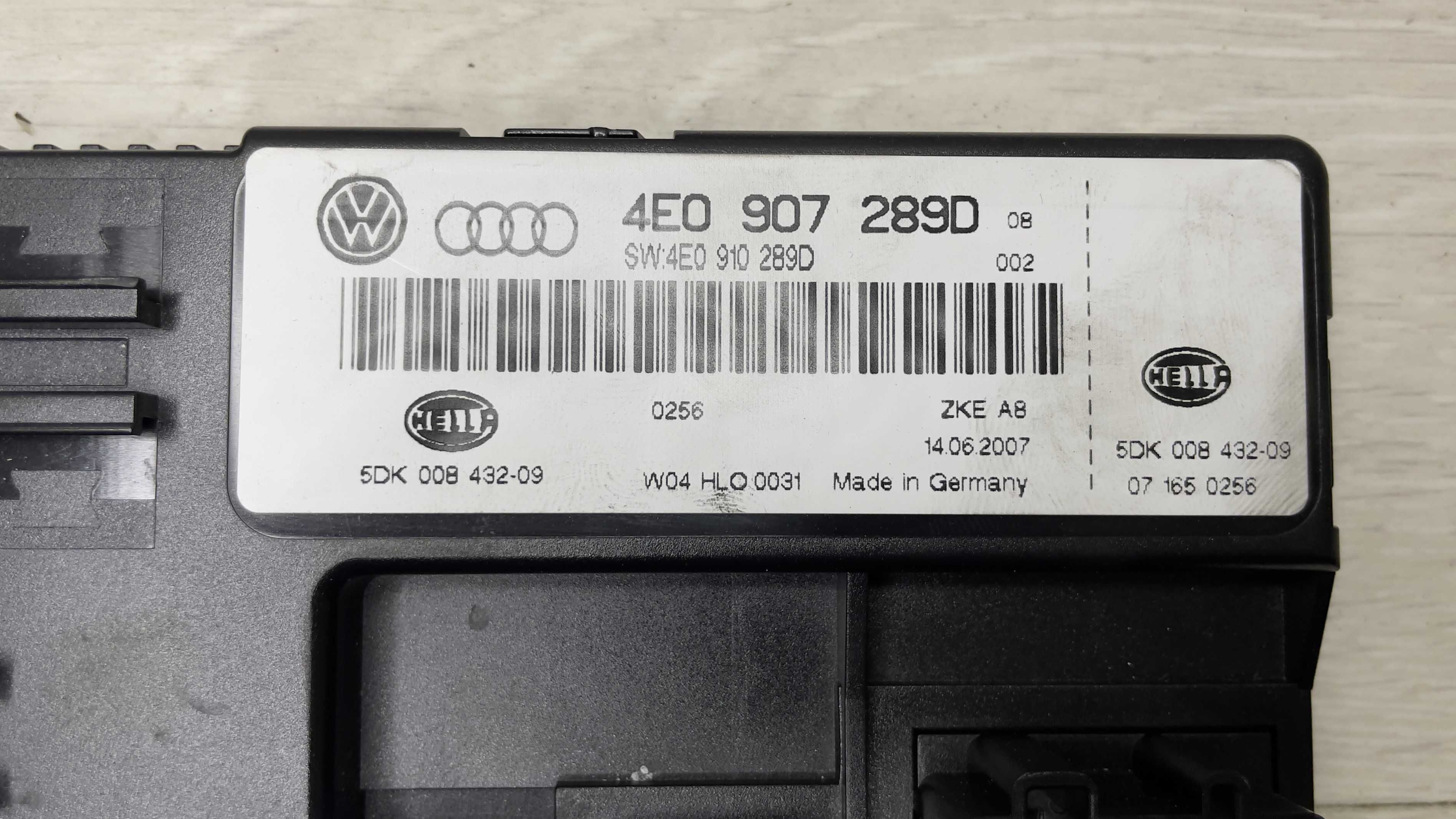 Комфорт модул AUDI A8 4Е0907289D