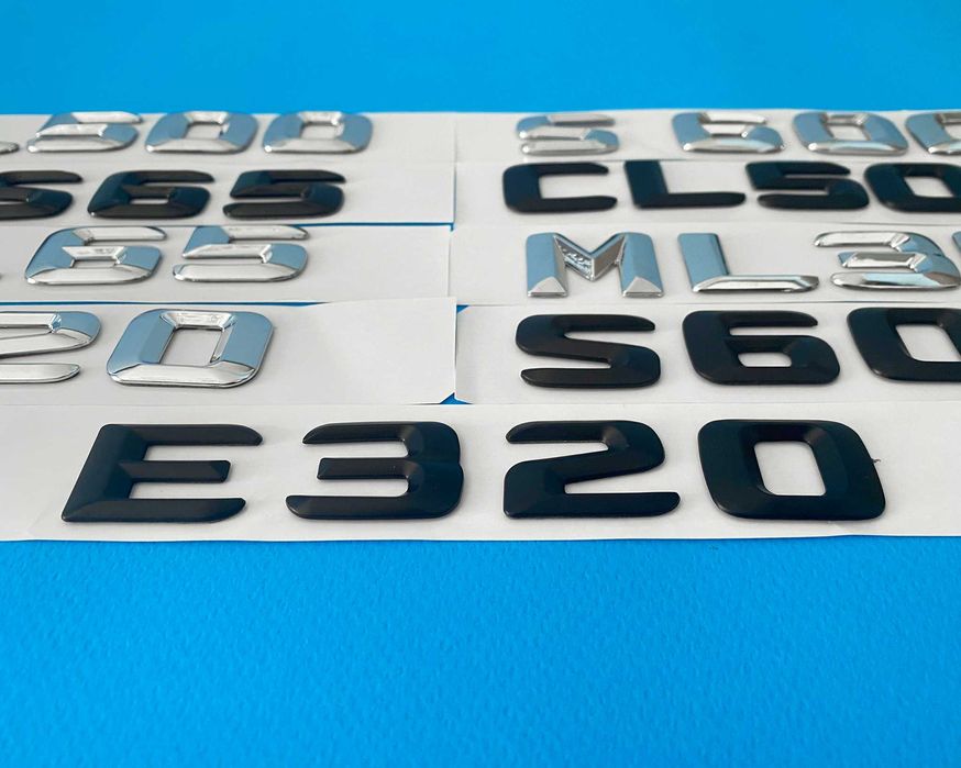 Mercedes надпис емблема, букви,багажник, S600, CL500, E320, мерцедес