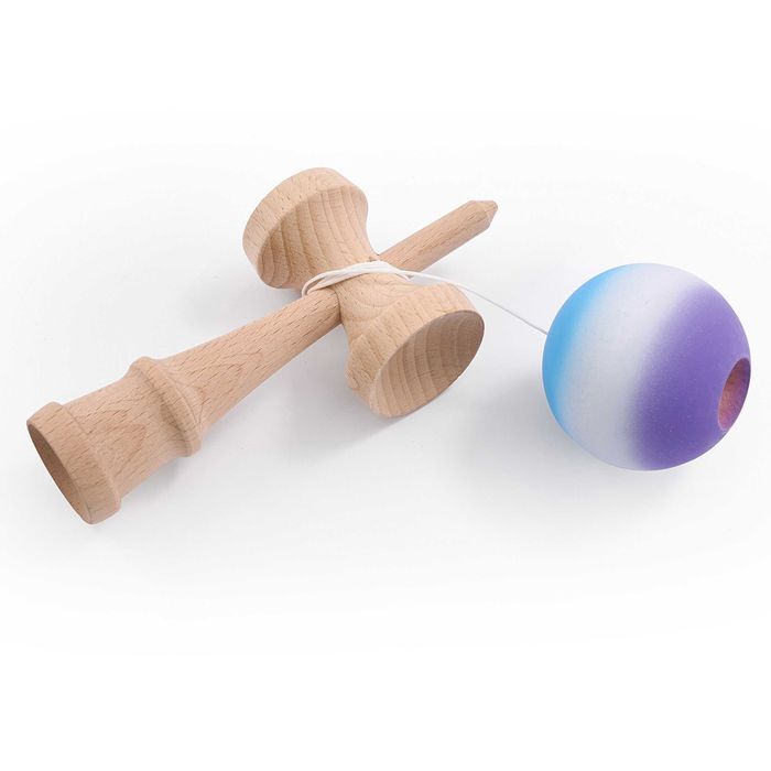 Set 2 Kendama lemn de fag 18cm Rainbow Gradient & Blue-Purple Gradient