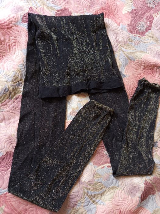 Колготы с люрексом.