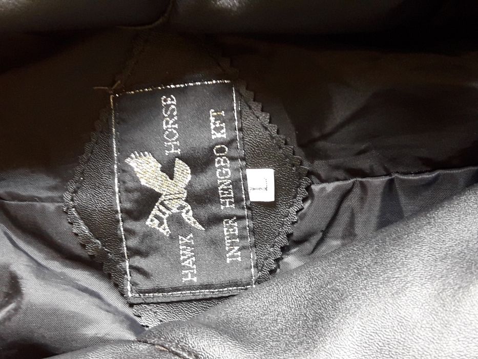 Haină piele neagra