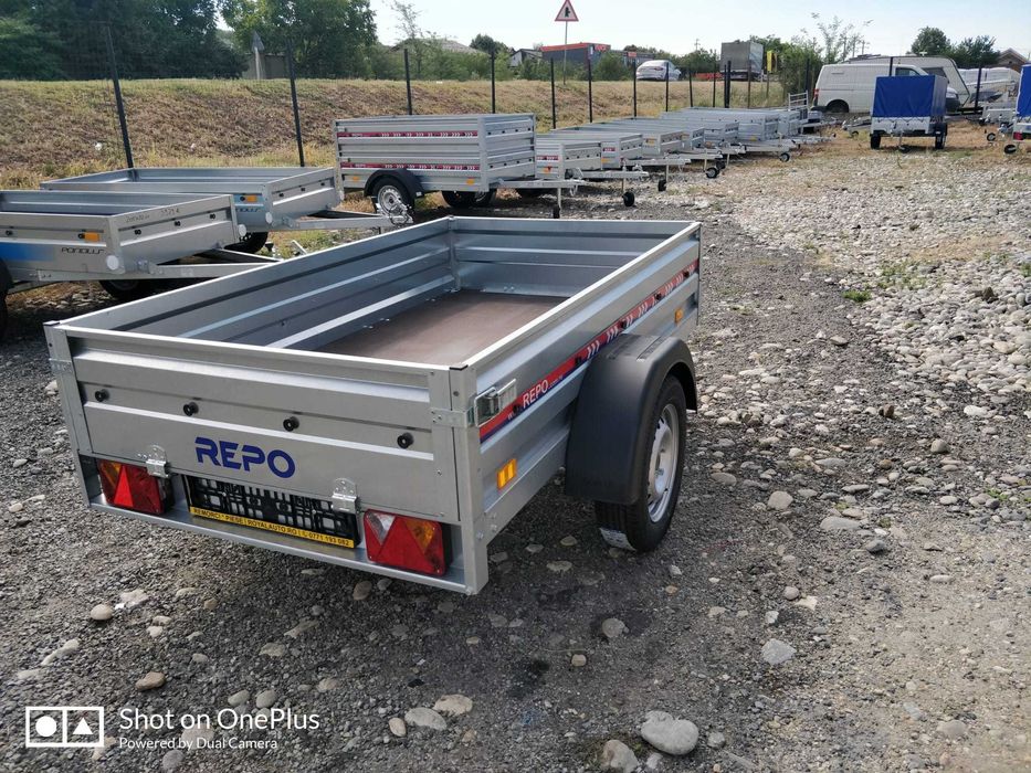 Remorca Noua 750kg  Repo 2010 x 120 cm Carte RAR , Numere Rosi