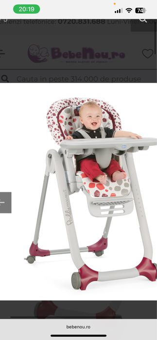 Chicco polly 5 in 1 scaun masa
