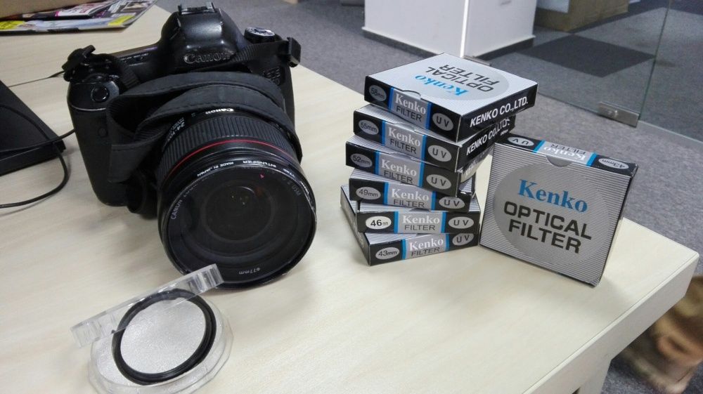 Filtre UV KENKO de 43,46,49,52,55,58,72,77 obiective foto Canon, Nikon