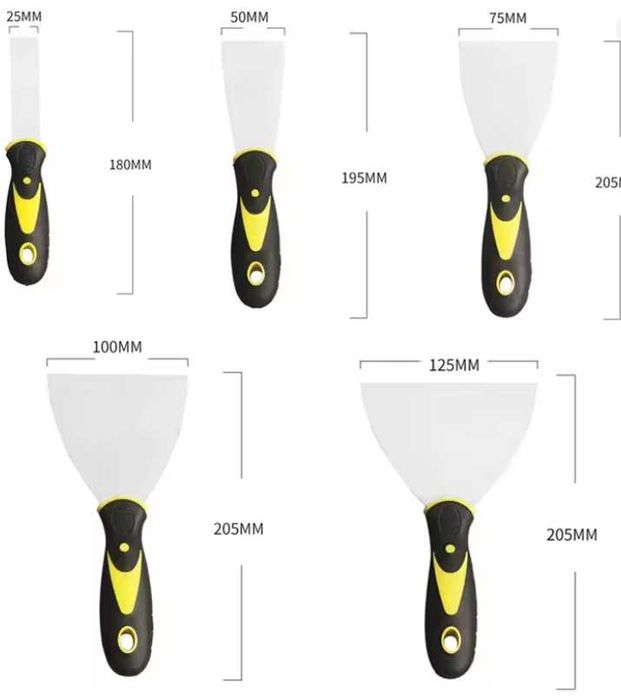 Комплект шпатули  инча за шпакловка,