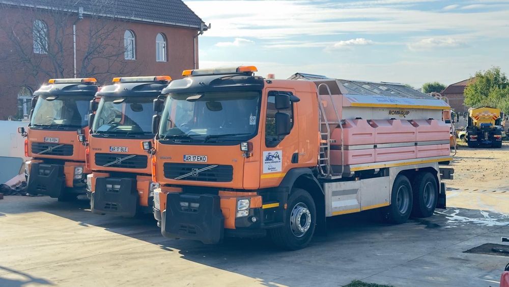 Volvo FE 340 Volvo 6x4 cu sărărițe de INOX