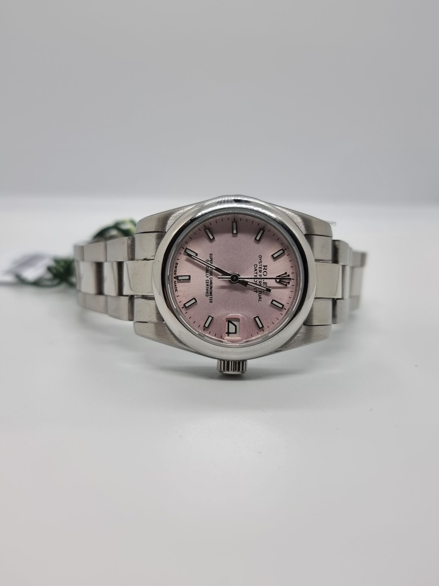 Дамски часовник Rolex oyster 31mm oystersteel pink 31