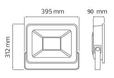 LED Прожектор 200W 21000lm 6400K 2г.Гаранция