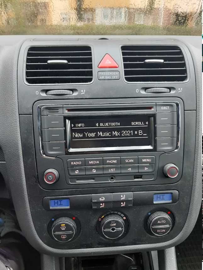 Radio original Volkswagen Bluetooth Passat Golf 5 Touran USB VW RCN210