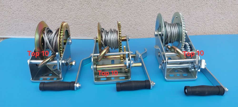 Ръчна лебедка за джип, платформа, лодка.