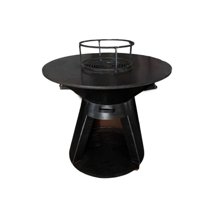 Gratar cu plita rotunda tip con