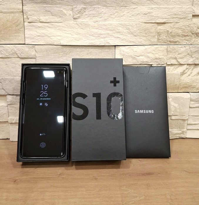 Samsung Galaxy S10 plus Black 128 giga/8 giga RAM