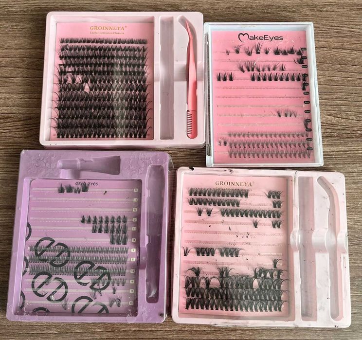 Накладные пучковые ресницы