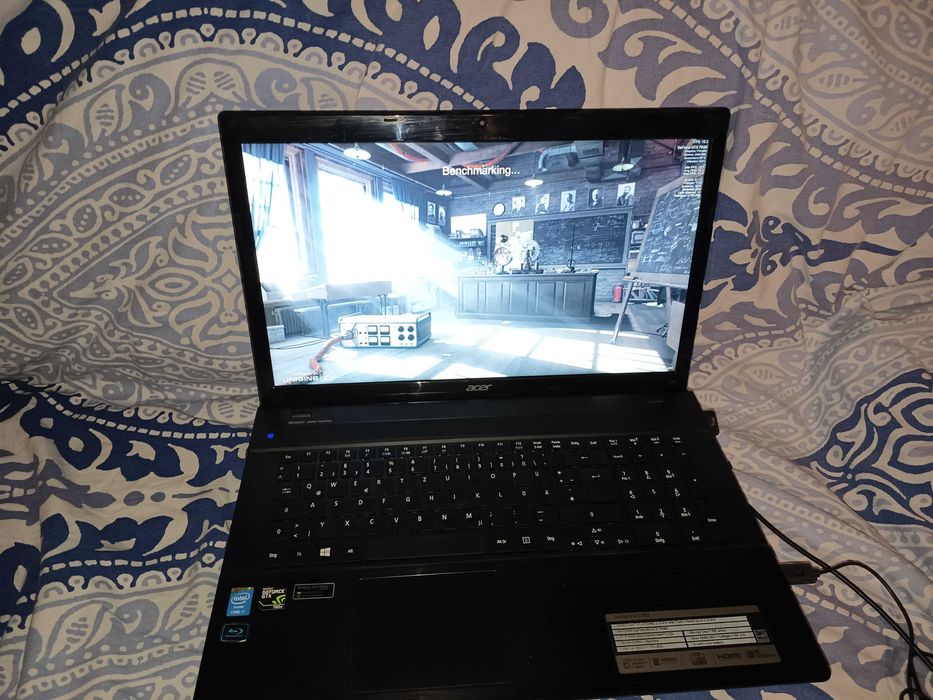 Laptop Acer gaming, Core i7 4702MQ, GTX 760m 2gb ddr5, 8gb, ssd 240
