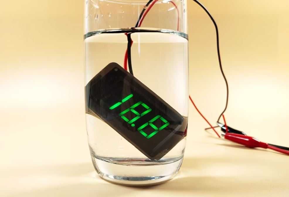 Voltmetru indicator nivel baterie 12V 24V 48V rezistent la umiditate