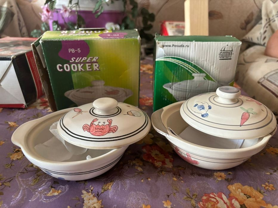 Горшочки керамические для духовки