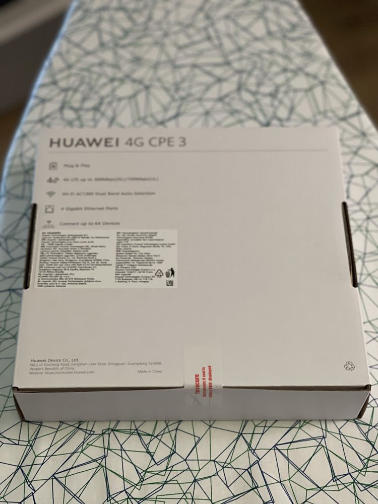 Router Huawei 4G SIGILAT