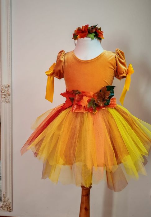 Zana toamna costum serbare 3,4,5,6,7 ani made în România