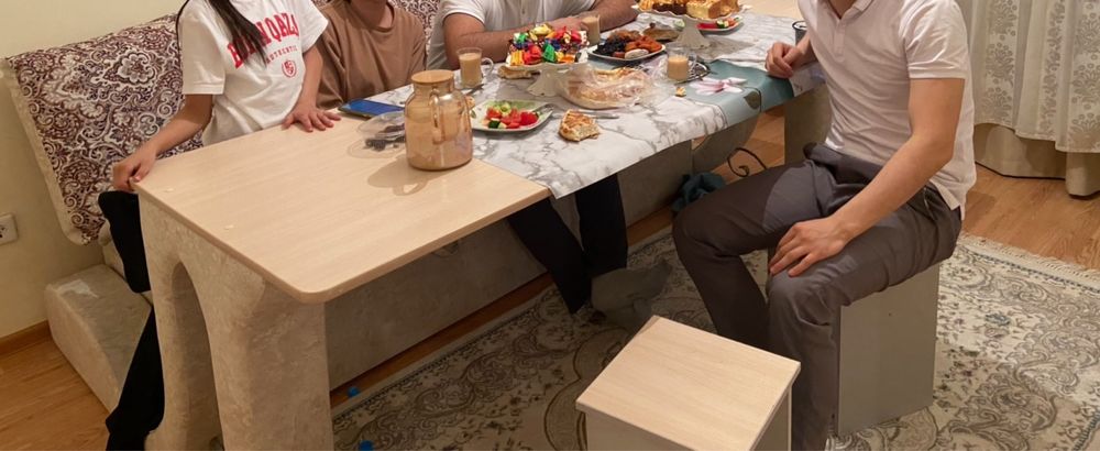 Диван со столом 2 метр