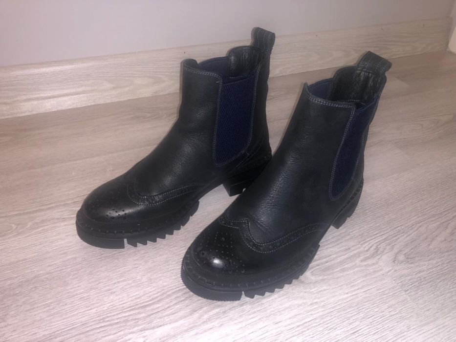 Кожаные ботинки женские производство Турция