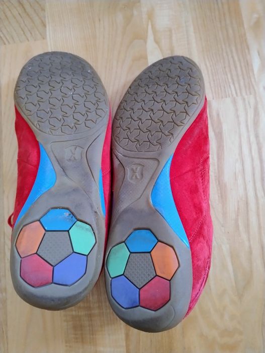 Ghete fotbal sală 44.5 sau 45 Pele Sport piele întoarsă