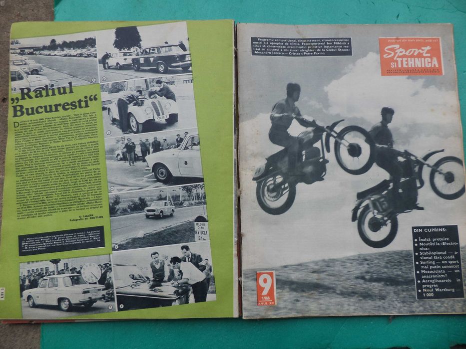 Reviste vechi Sport si Tehnica an 1966 transport gratuit vand - schimb