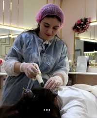 Хиджама  на голову без бритья без болезненно Астана