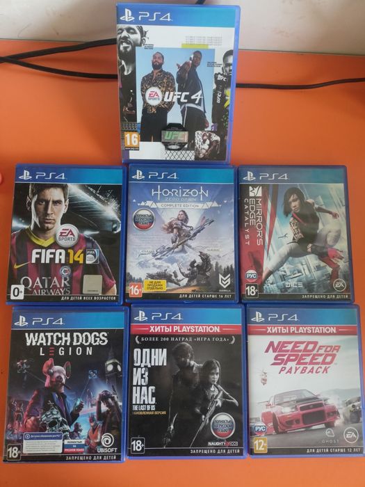 Диски на PS4 обмен/продажа